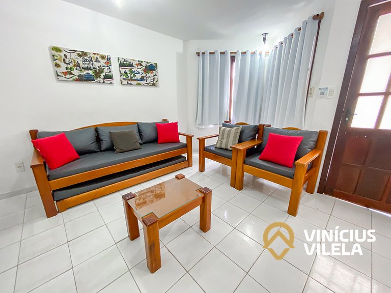 Casa com 2 Suítes a 250m da Praia