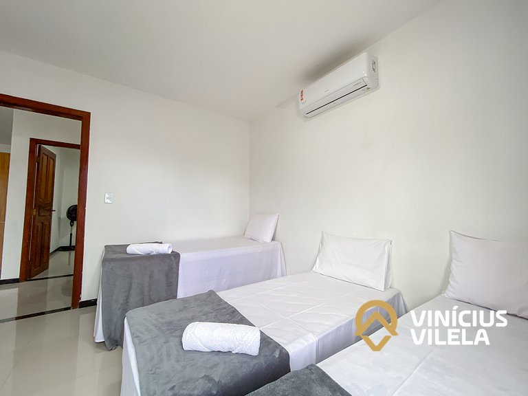 Apto Superior 2 quartos próx a praia de Taperapuã