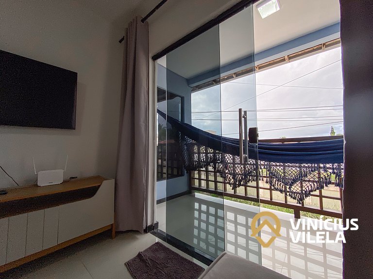 Apto Superior 2 quartos próx a praia de Taperapuã