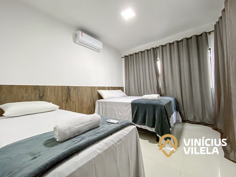 Apto Térreo 2Q próx a praia de Taperapuã