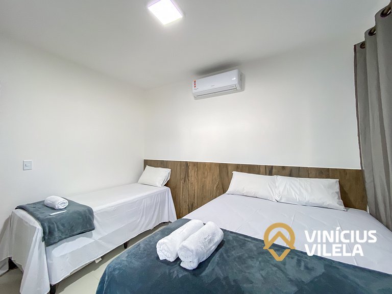 Apto Térreo 2Q próx a praia de Taperapuã