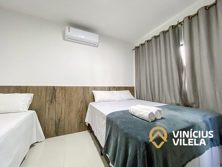 Apto Térreo 2Q próx a praia de Taperapuã