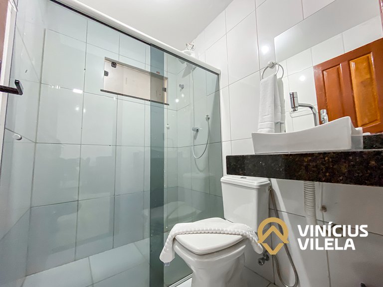 Apto Térreo 2Q próx a praia de Taperapuã