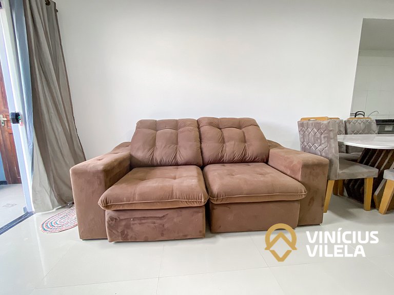 Apto Térreo 2Q próx a praia de Taperapuã