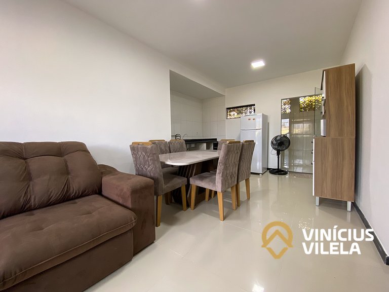 Apto Térreo 2Q próx a praia de Taperapuã