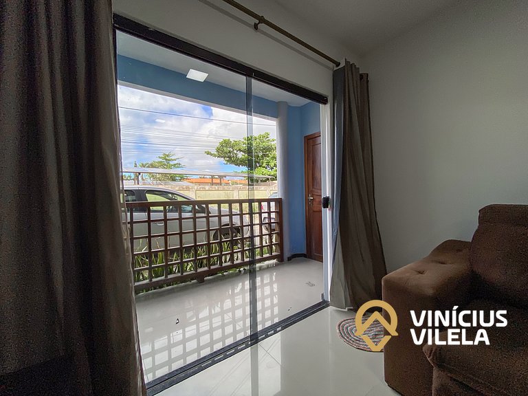 Apto Térreo 2Q próx a praia de Taperapuã