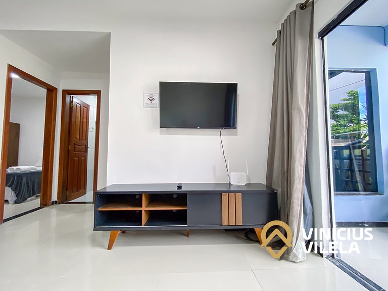 Apto Térreo 2Q próx a praia de Taperapuã