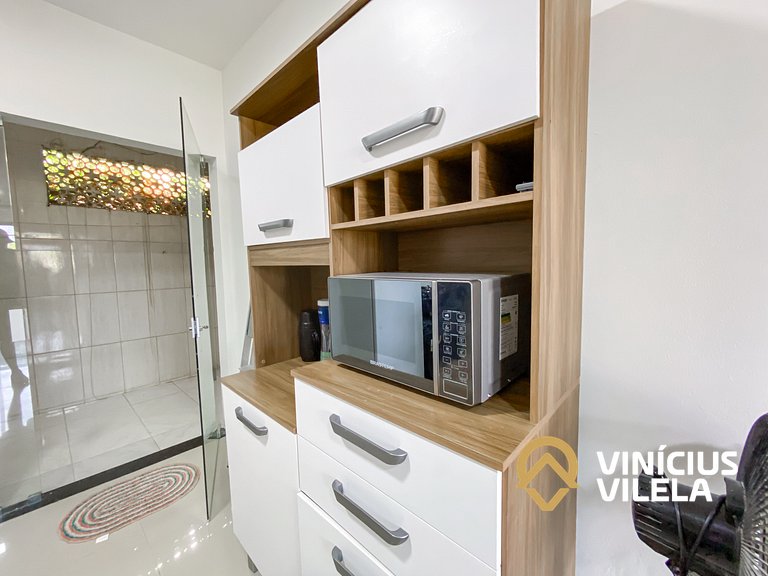 Apto Térreo 2Q próx a praia de Taperapuã