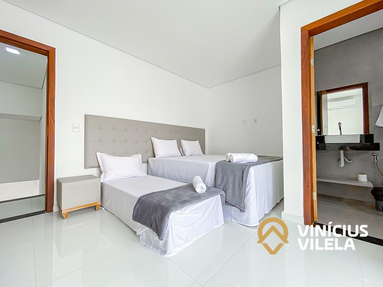 Casa 3 suítes, proximo a praia de Taperapuã.