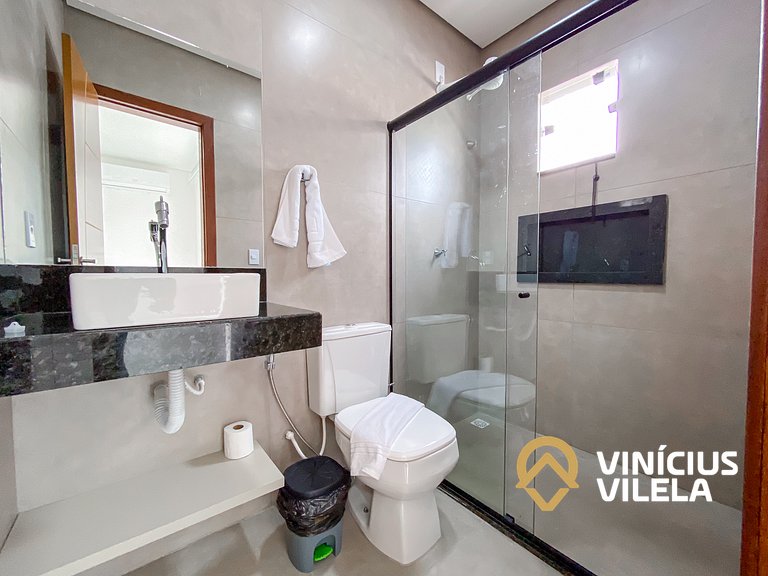 Casa 3 suítes, proximo a praia de Taperapuã.