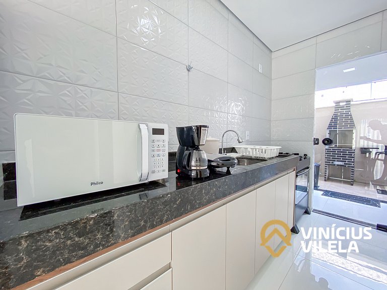 Casa 3 suítes, proximo a praia de Taperapuã.