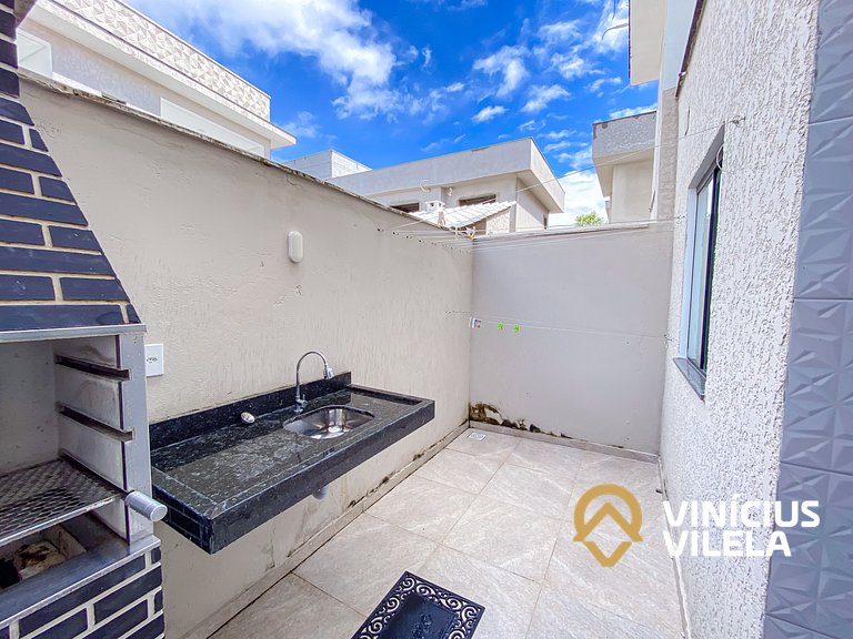 Casa 3 suítes, proximo a praia de Taperapuã.