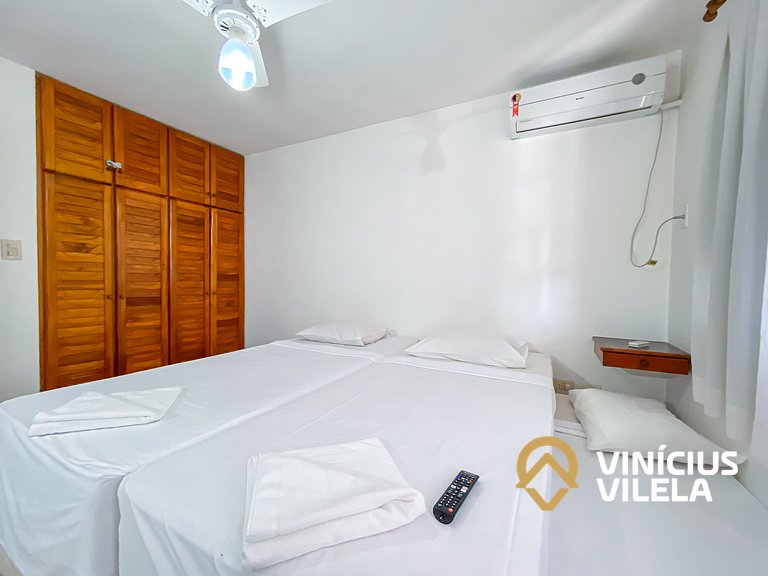 Casa com 2 suítes (ambas com ar split) e internet privativa