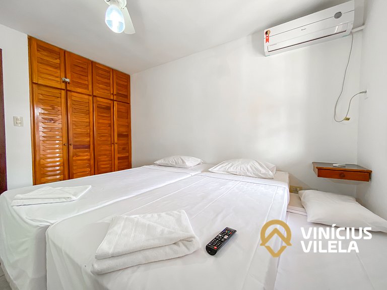 Casa com 2 suítes (ambas com ar split) e internet privativa