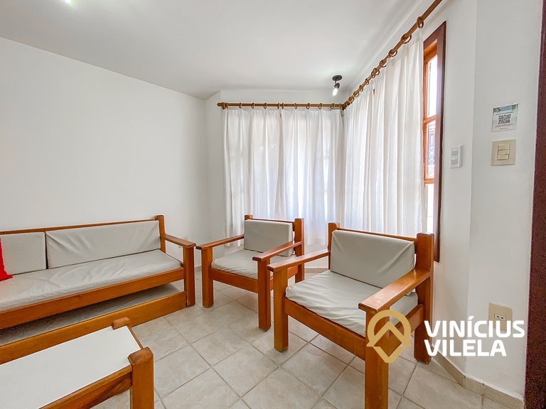 Casa com 2 suítes (ambas com ar split) e internet privativa