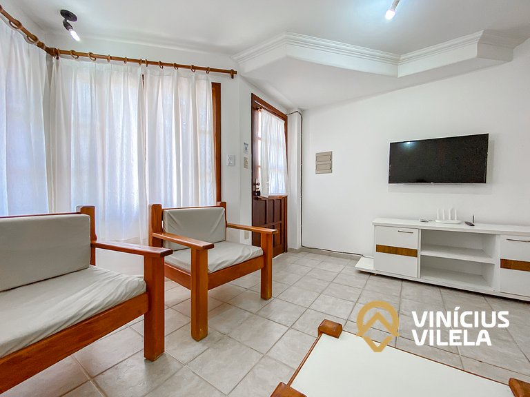 Casa com 2 suítes (ambas com ar split) e internet privativa