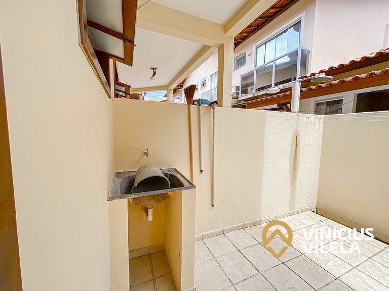 Casa com 2 suítes (ambas com ar split) e internet privativa