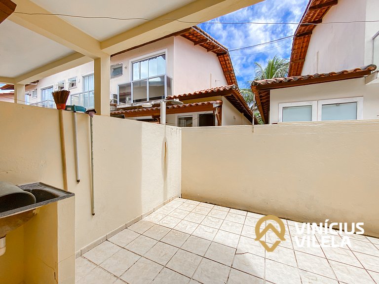 Casa com 2 suítes (ambas com ar split) e internet privativa