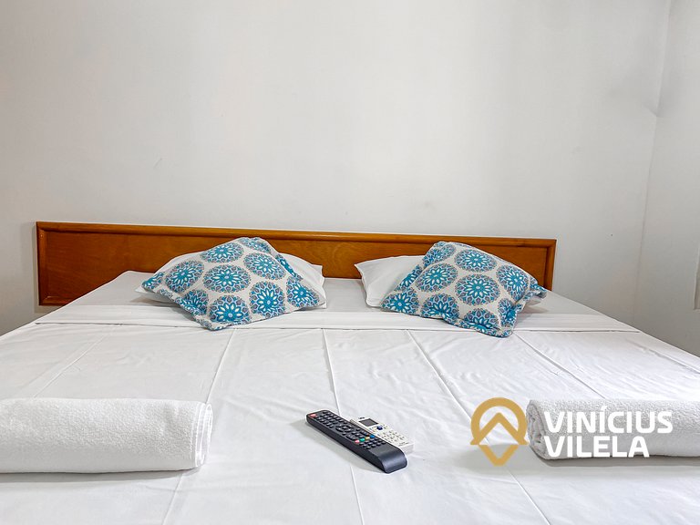 Casa com 2 suítes (ambas com ar split) e internet privativa