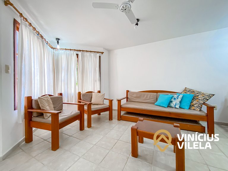 Casa com 2 suítes com ar, Net privativa 300MBPS.