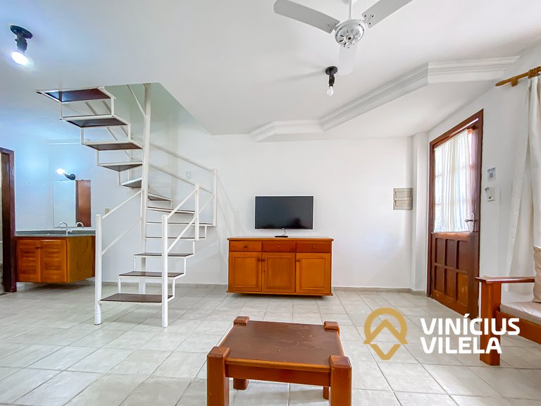 Casa com 2 suítes (ambas com ar split) e internet privativa