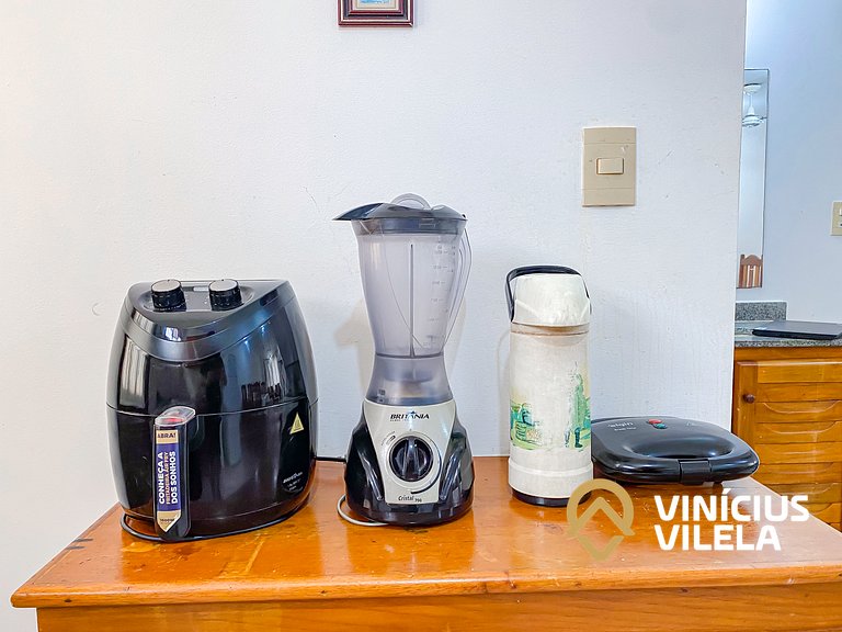 Casa com 2 suítes (ambas com ar split) e internet privativa