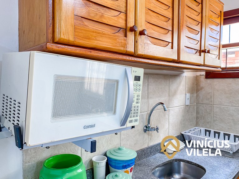 Casa com 2 suítes (ambas com ar split) e internet privativa