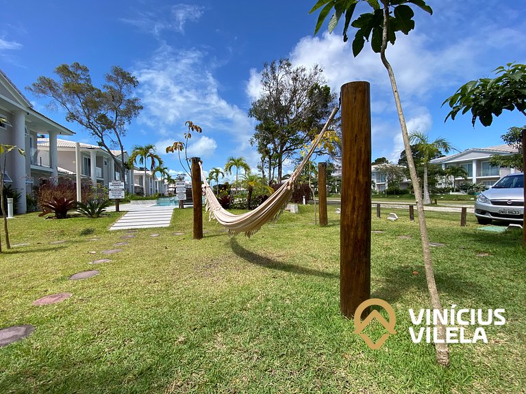 Casa com 3 suítes, sala climatizada, área gourmet privativa,