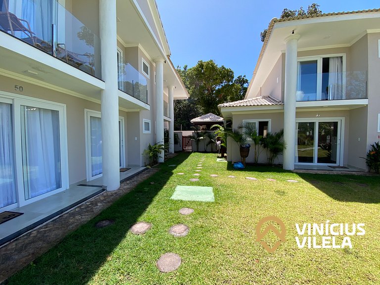 Casa com 3 suítes, sala climatizada, área gourmet privativa,