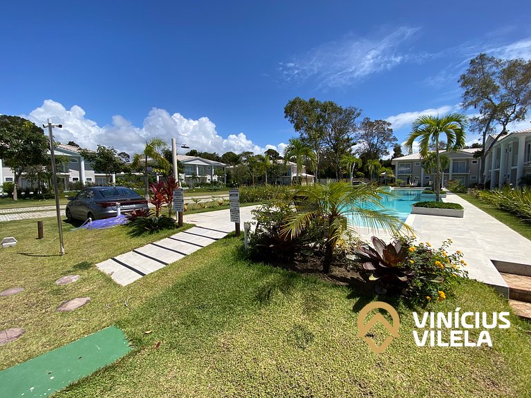 Casa com 3 suítes, sala climatizada, área gourmet privativa,