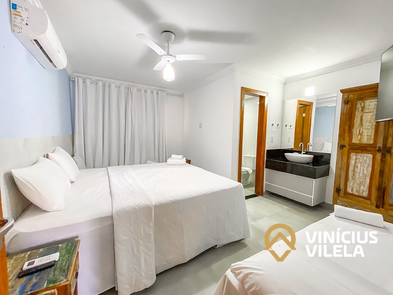 Casa com 3 suítes, sala climatizada, área gourmet privativa,