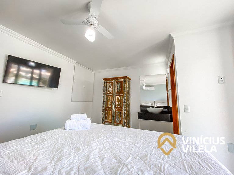 Casa com 3 suítes, sala climatizada, área gourmet privativa,