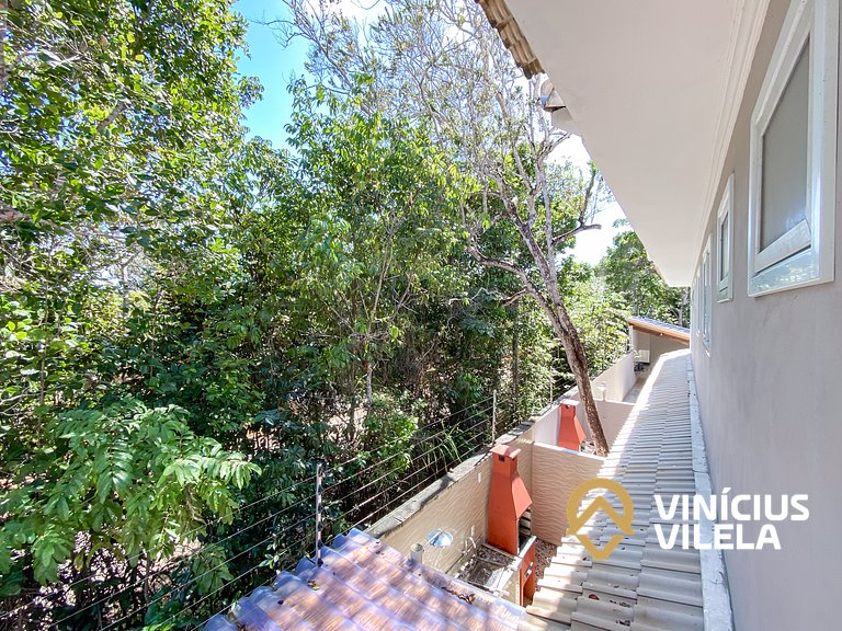 Casa com 3 suítes, sala climatizada, área gourmet privativa,