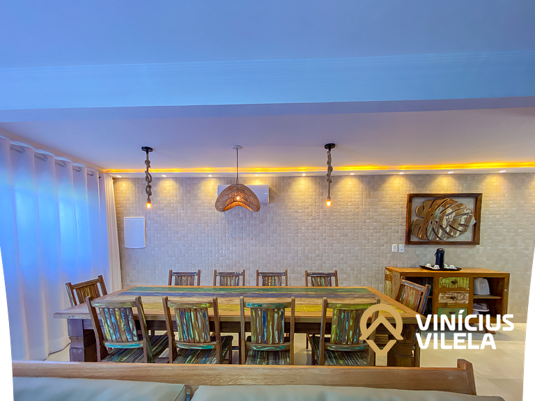 Casa com 3 suítes, sala climatizada, área gourmet privativa,