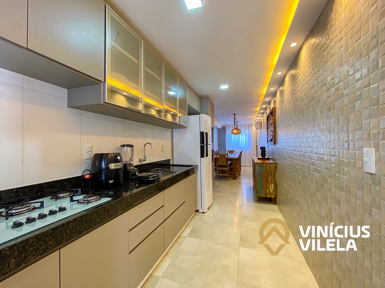 Casa com 3 suítes, sala climatizada, área gourmet privativa,