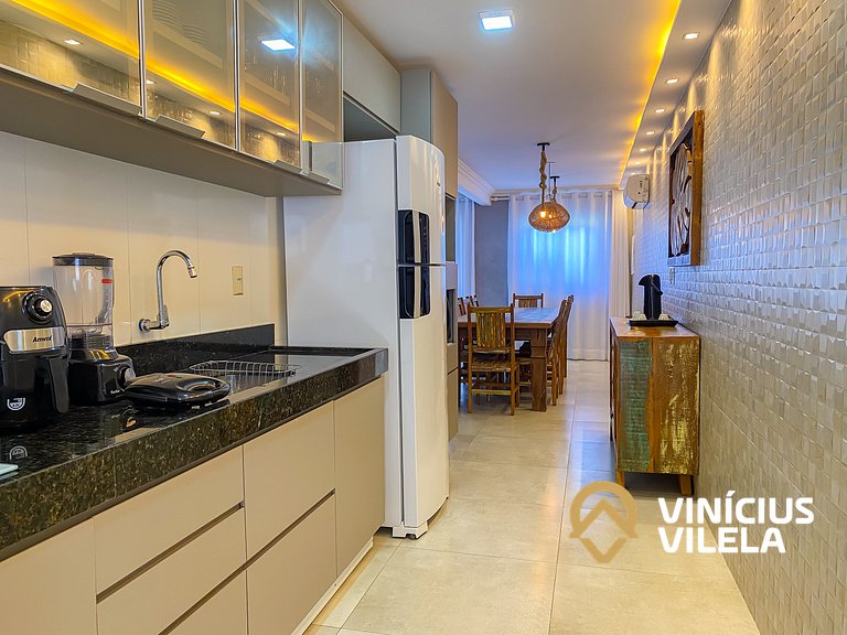 Casa com 3 suítes, sala climatizada, área gourmet privativa,