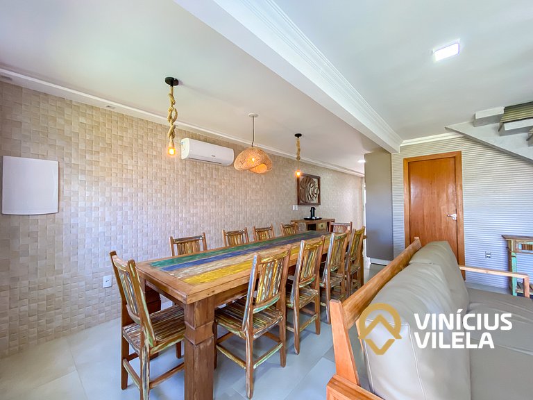 Casa com 3 suítes, sala climatizada, área gourmet privativa,