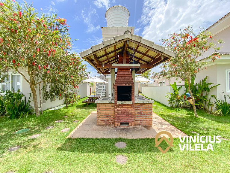 Casa toda climatizada com 2 suítes, gourmet privativo e inte