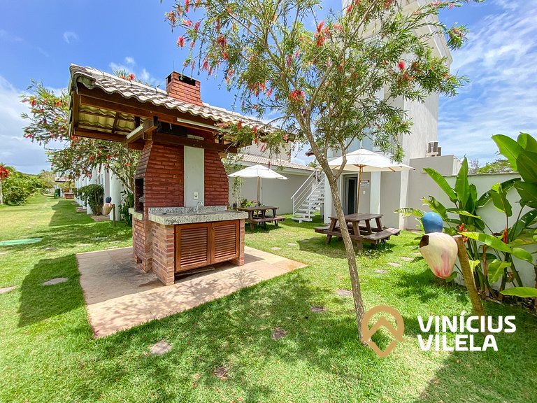 Casa toda climatizada com 2 suítes, gourmet privativo e inte