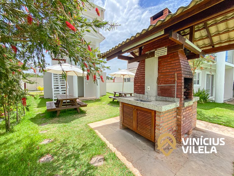 Casa toda climatizada com 2 suítes, gourmet privativo e inte