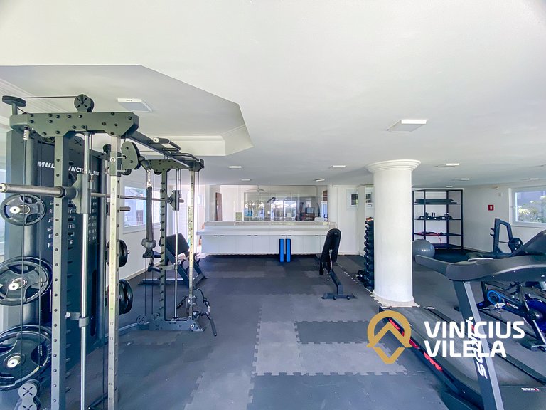 Casa toda climatizada com 2 suítes, gourmet privativo e inte