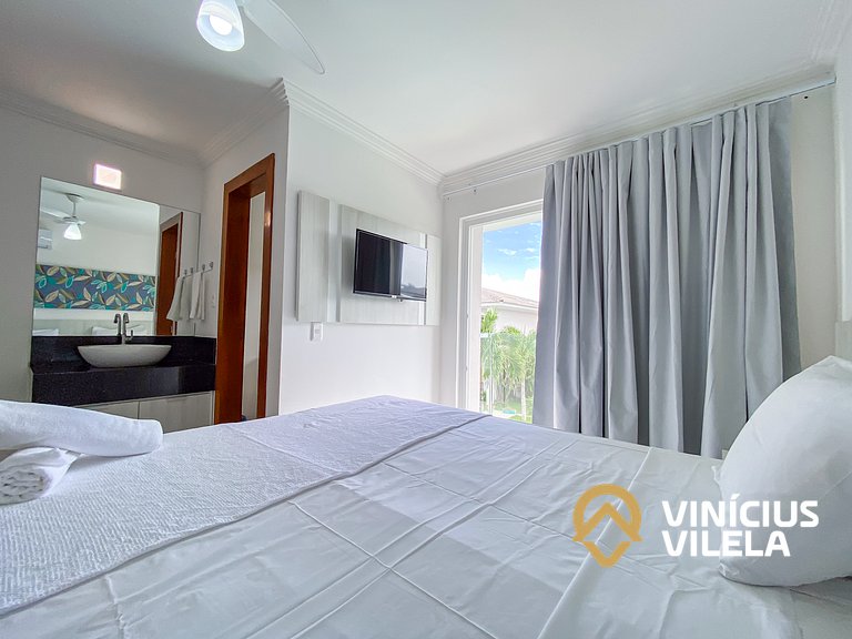 Casa toda climatizada com 2 suítes, gourmet privativo e inte