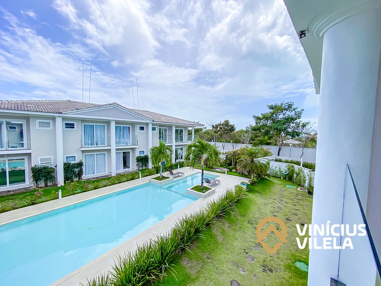 Casa toda climatizada com 2 suítes, gourmet privativo e inte