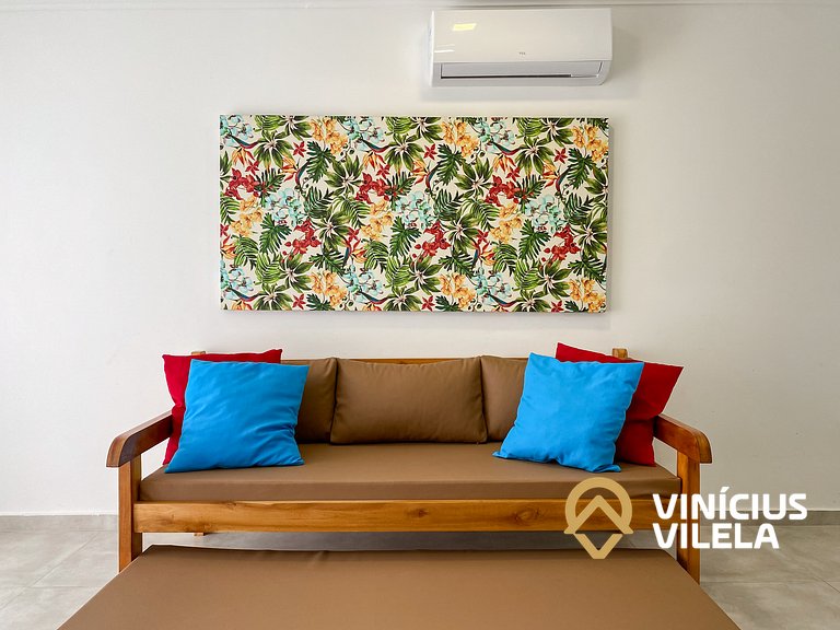 Casa toda climatizada com 2 suítes, gourmet privativo e inte