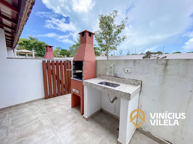 Casa toda climatizada com 2 suítes, gourmet privativo e inte