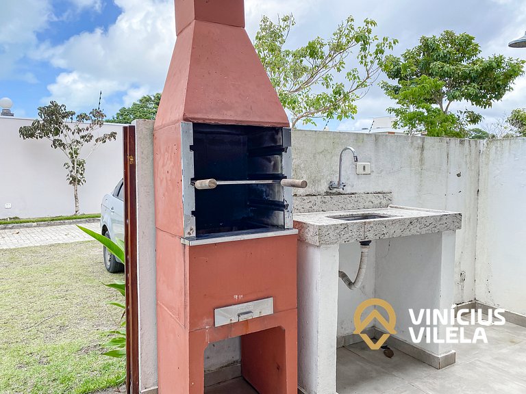 Casa toda climatizada com 2 suítes, gourmet privativo e inte