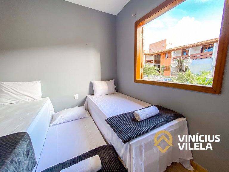 Apê térreo 1 quarto com ar, sala, cozinha completa