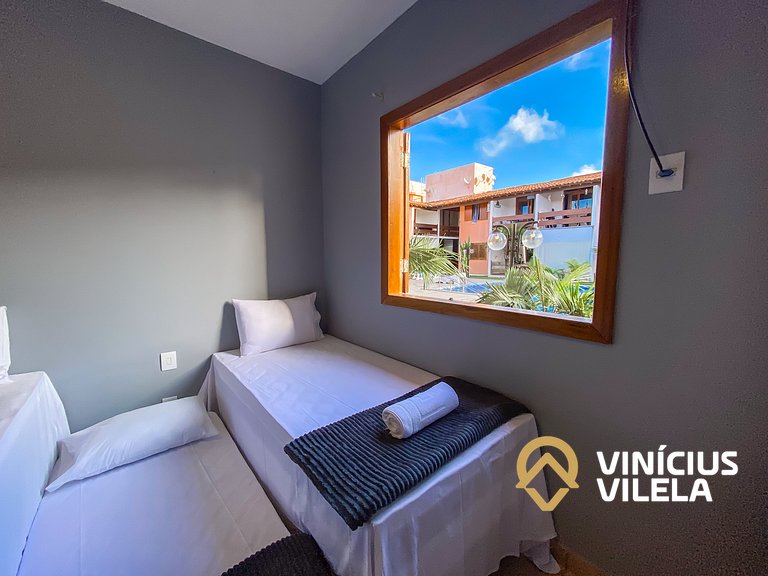 Apê térreo 1 quarto com ar, sala, cozinha completa