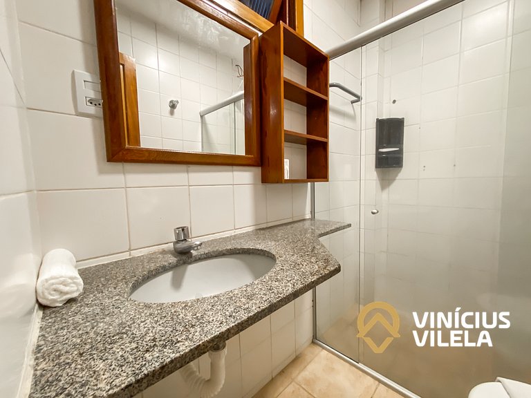 Apê térreo 1 quarto com ar, sala, cozinha completa