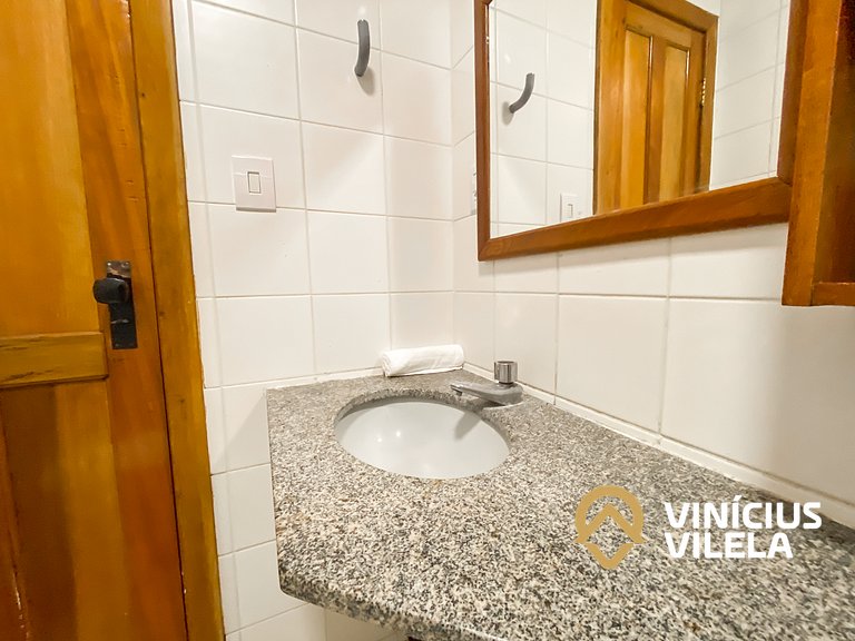 Apê térreo 1 quarto com ar, sala, cozinha completa